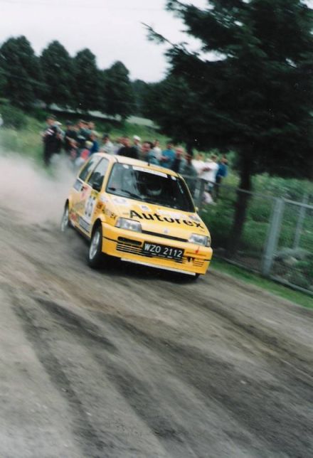 Jacek Sikora i Marek Kaczmarek - Fiat Cinquecento Sporting.